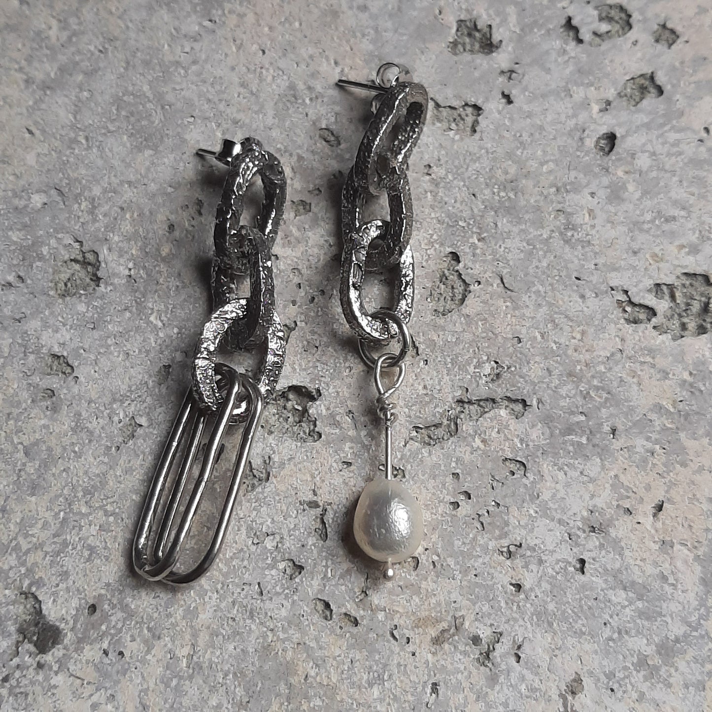 Cataclastic Plus earrings - ready to ship