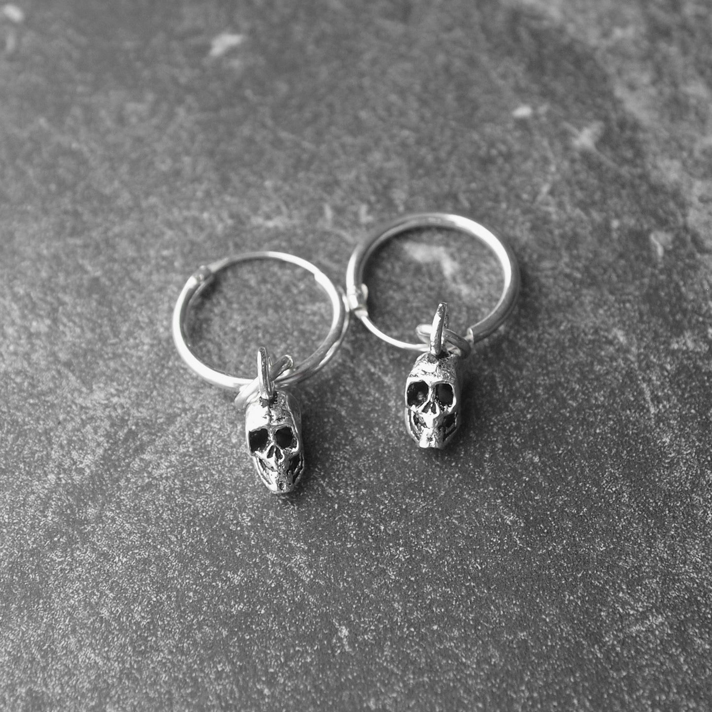 Baby skull hoops