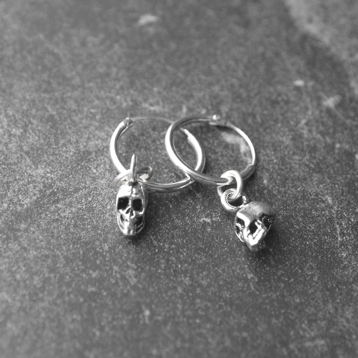 Baby skull hoops