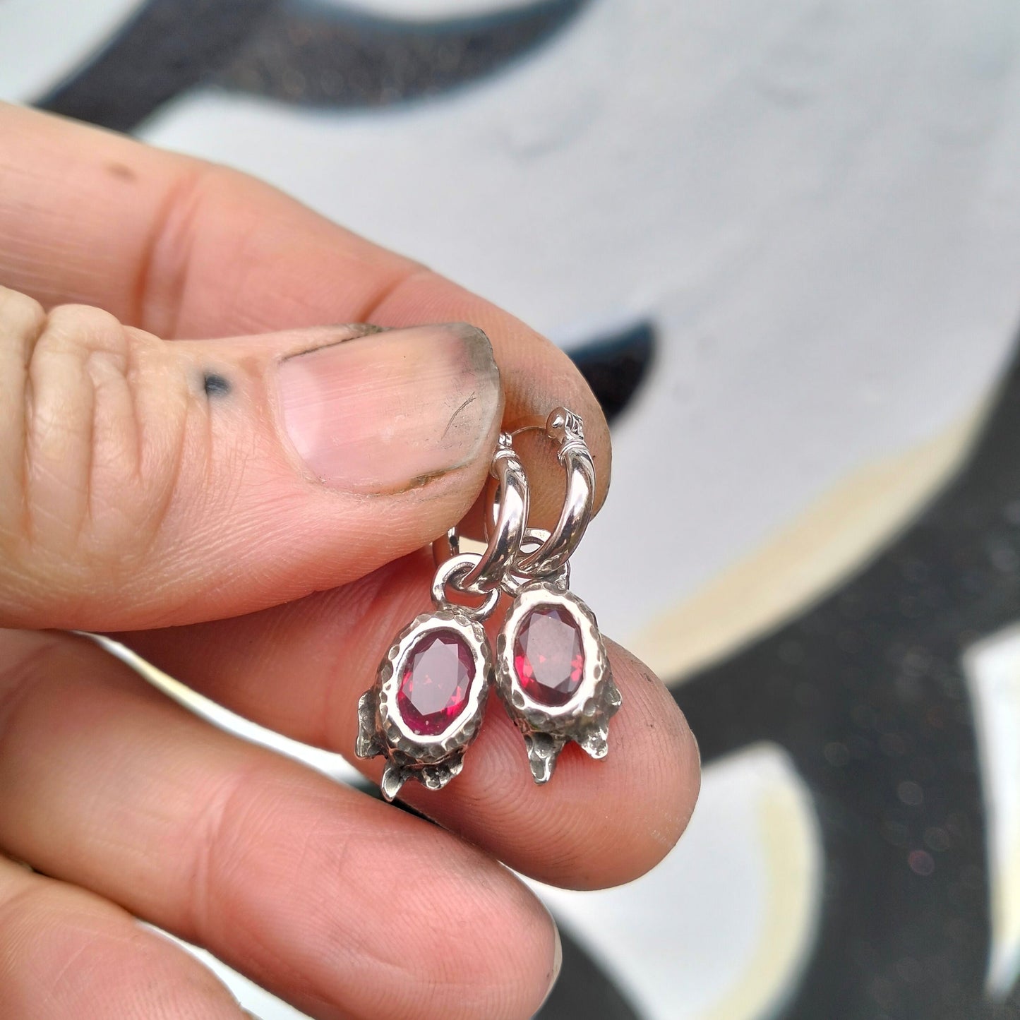 Drop earrings