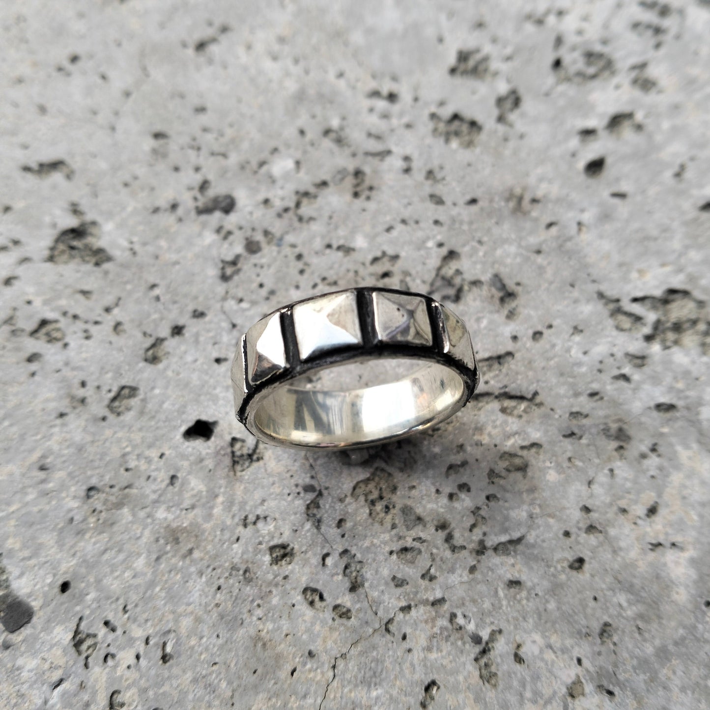 Studded belt ring