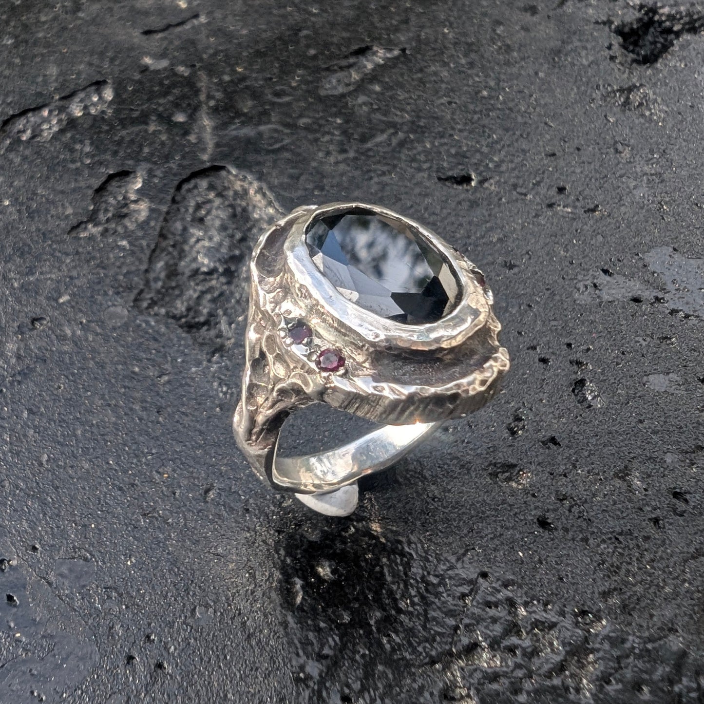 Let It Wash Over You ring - large - Ready to ship