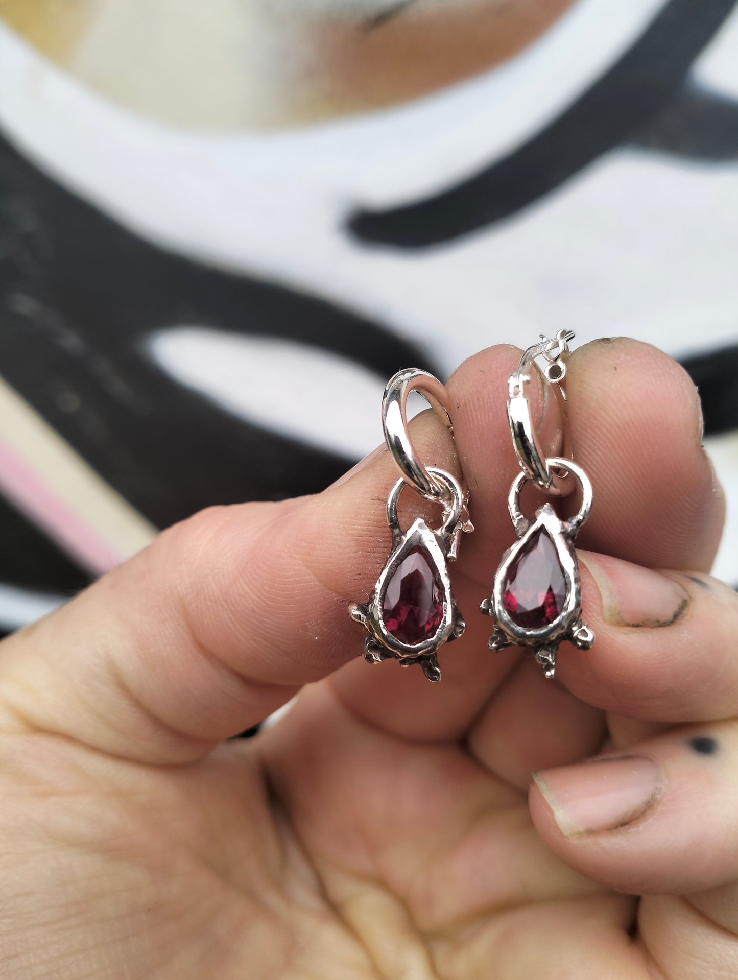 Drop earrings