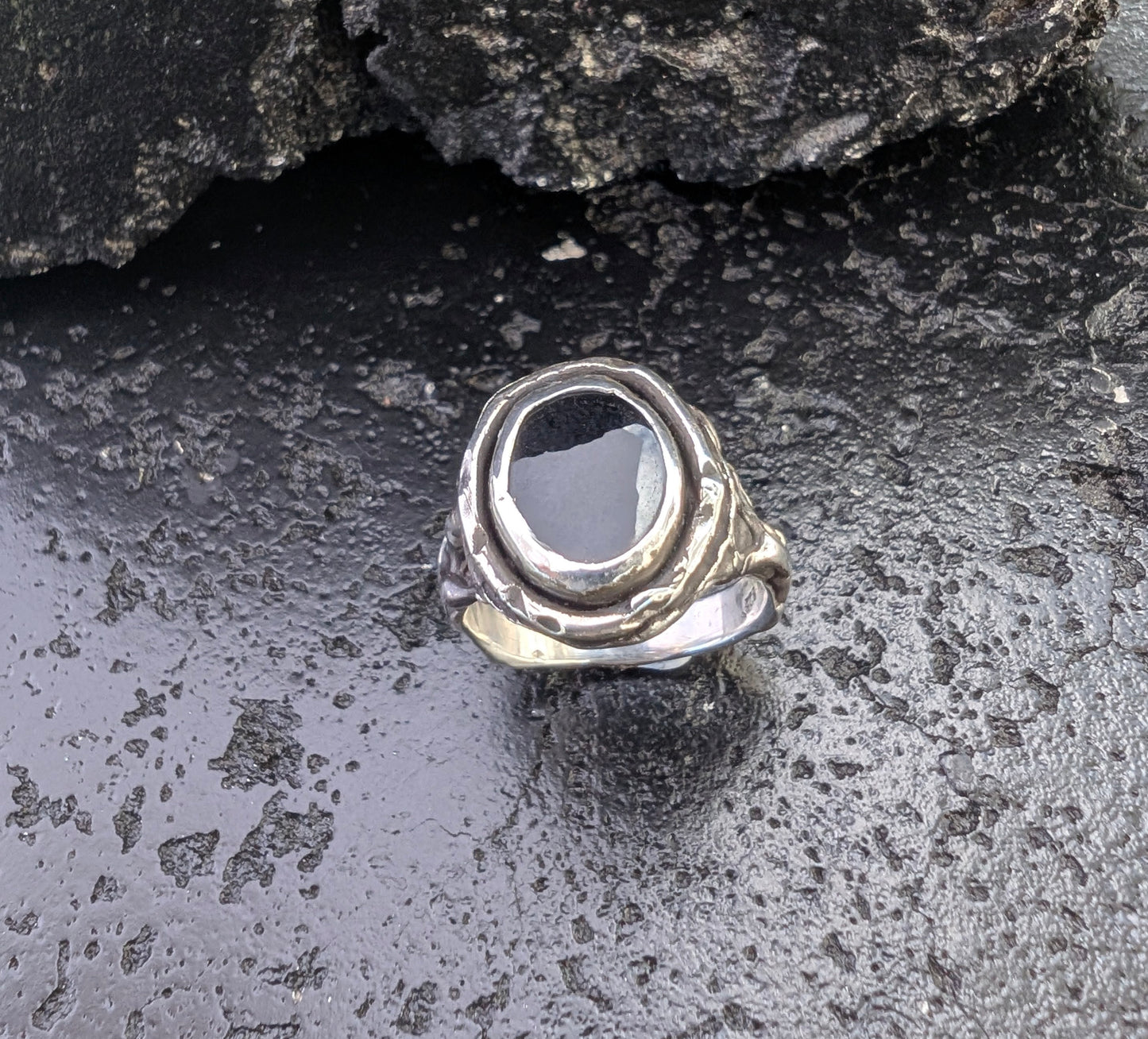 Moonless Night ring - ready to ship
