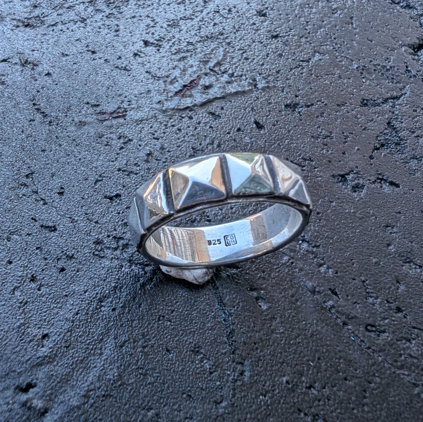 Studded belt ring