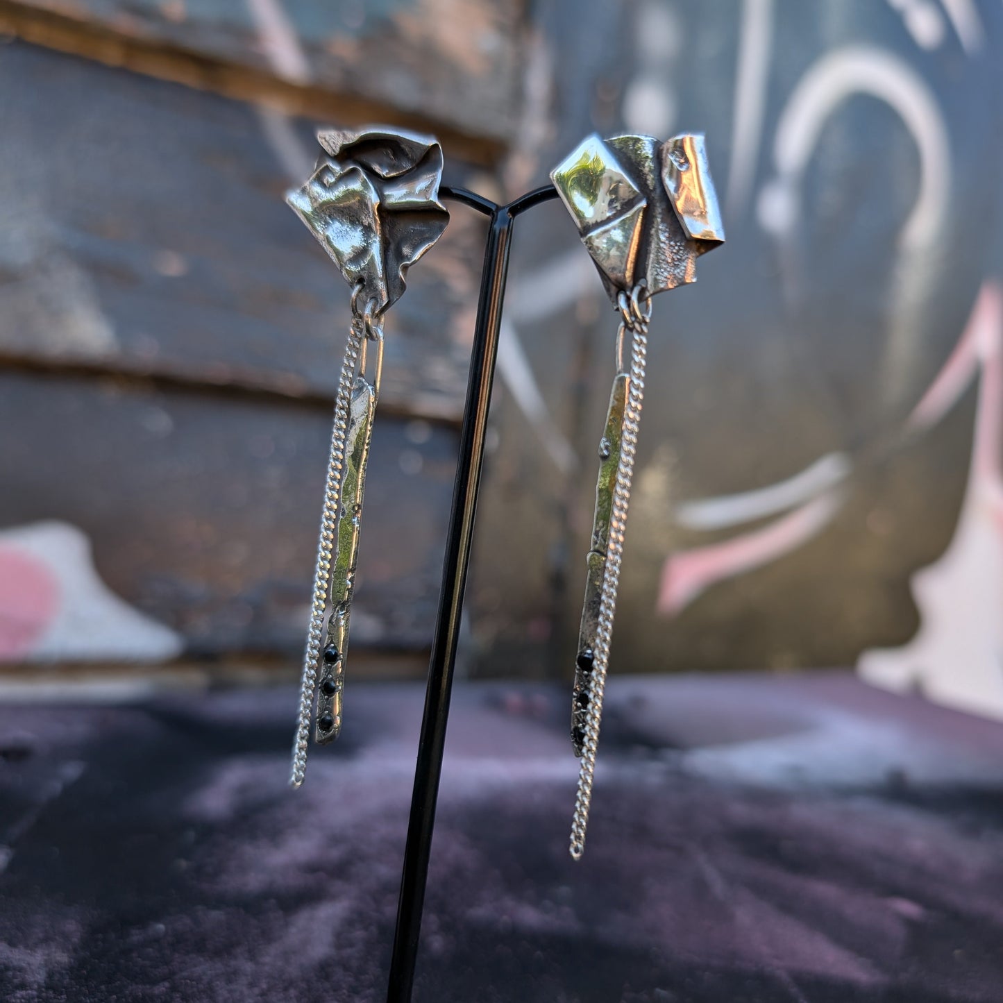 Deep breath earrings