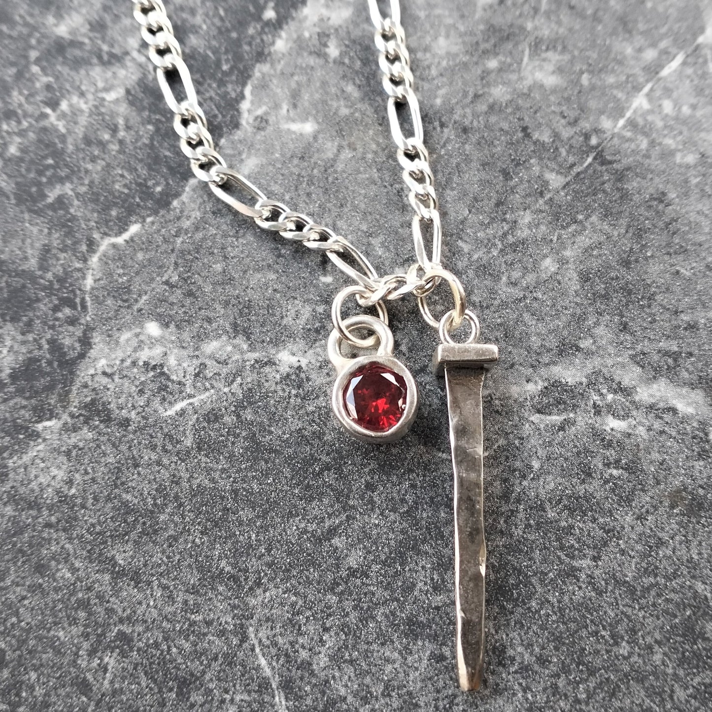 Ready to ship - Sweet tooth necklace red