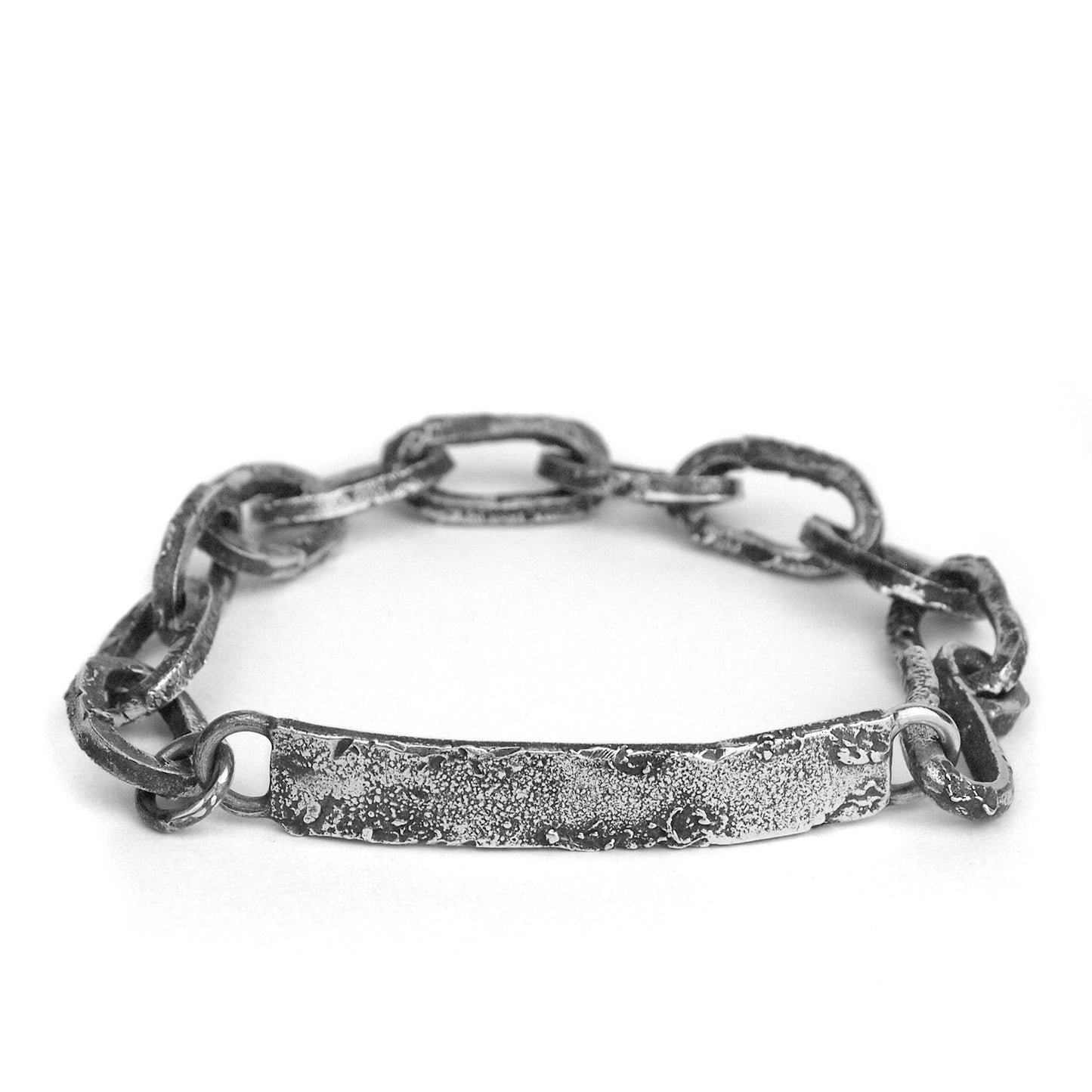 Textured plate bracelet - ready to ship