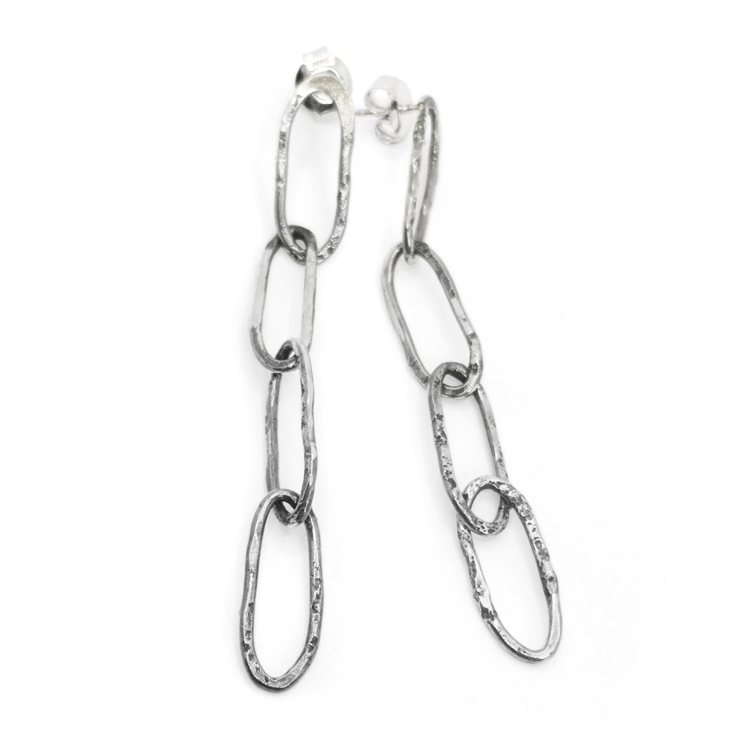 Chain link earrings