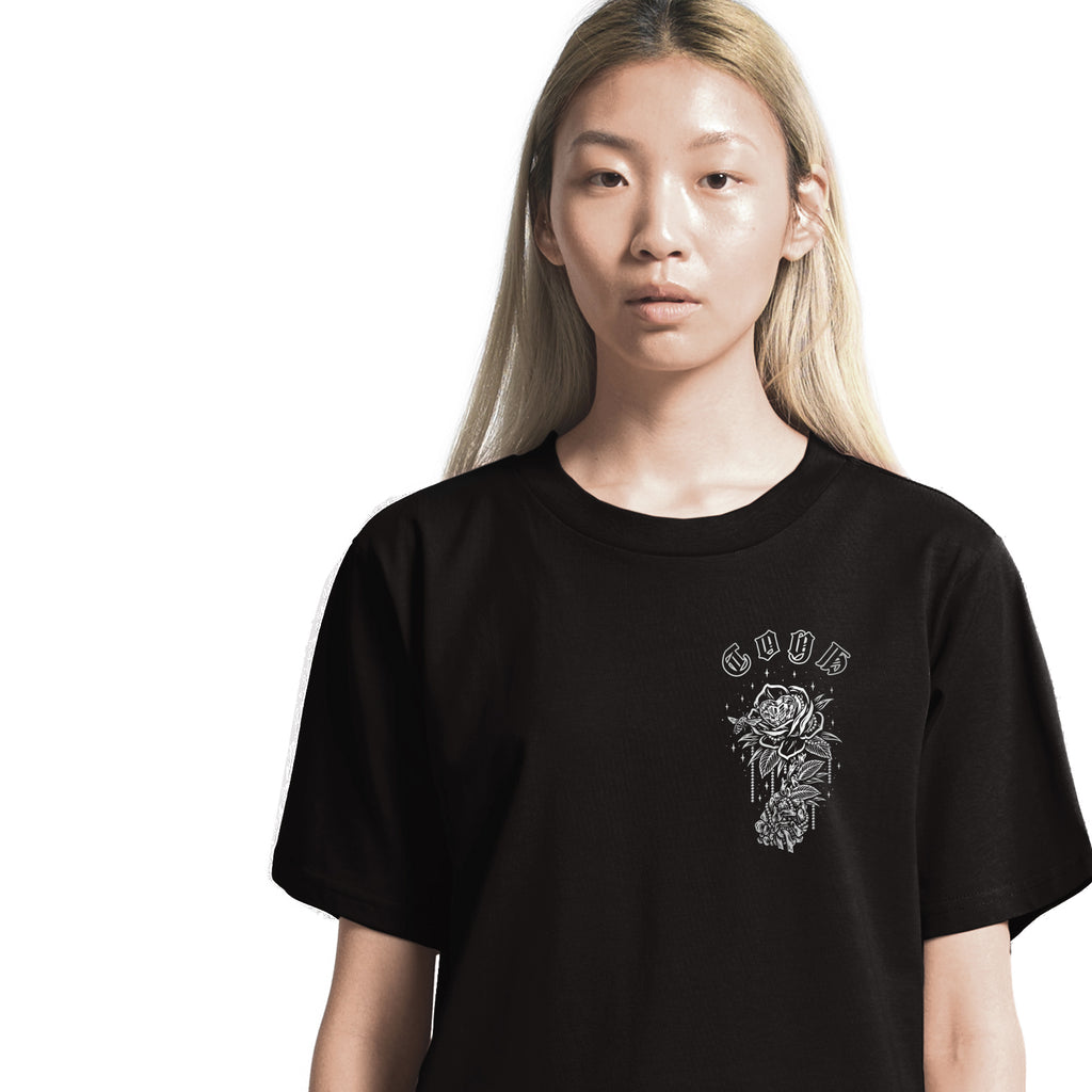 Rose tee - ready to ship