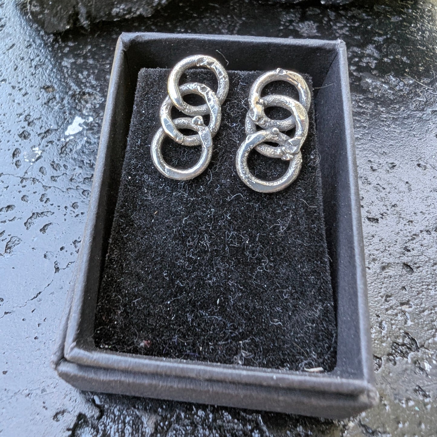 Melted chain studs - ready to ship