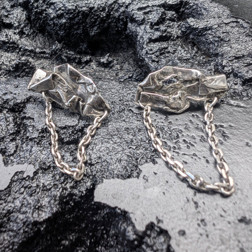 Brut earrings #3 - ready to ship