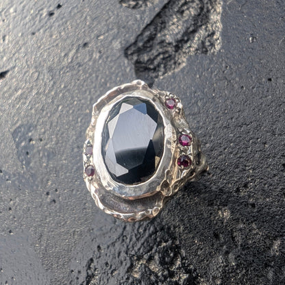 Let It Wash Over You ring - large - Ready to ship