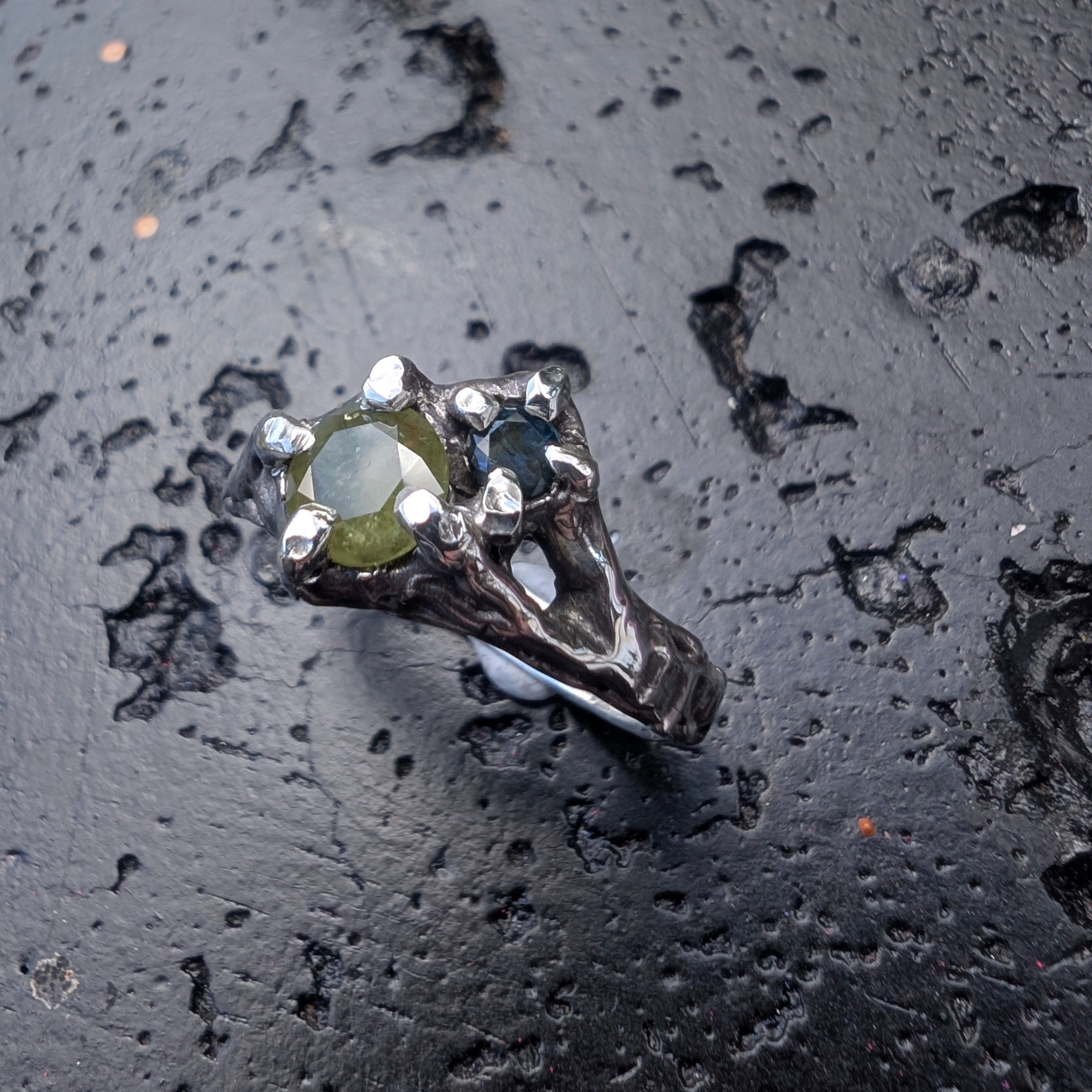 Lichen ring - ready to ship