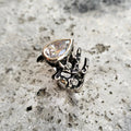 Fury ring (white cz) - ready to ship