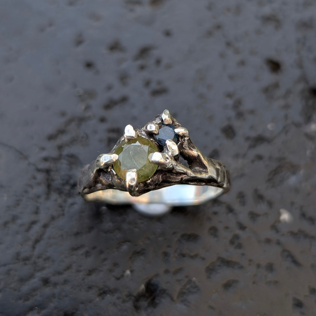Lichen ring - ready to ship
