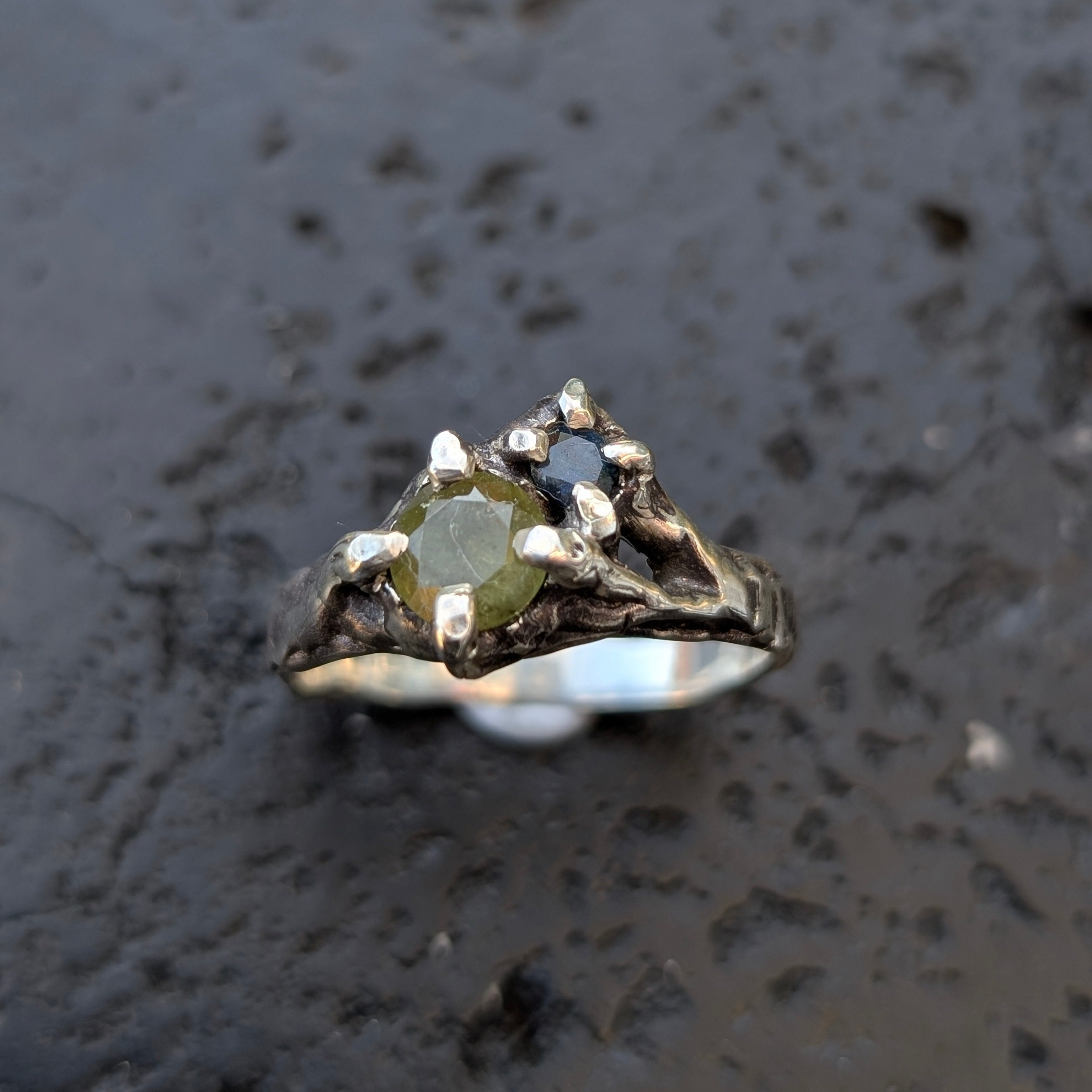Lichen ring - ready to ship