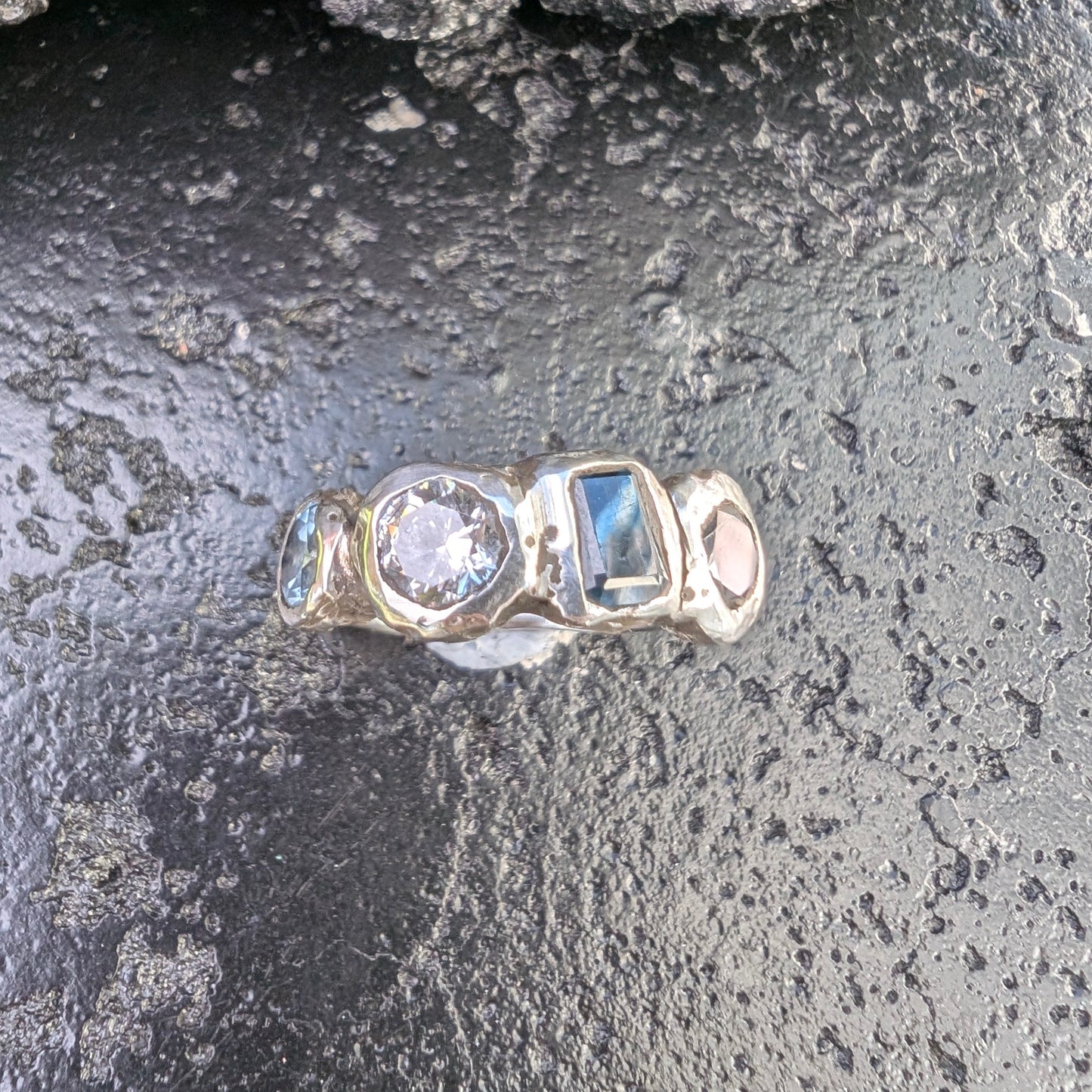 Multi-stone ring - ready to ship