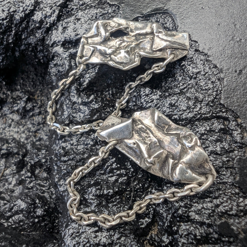 Brut earrings #3 - ready to ship