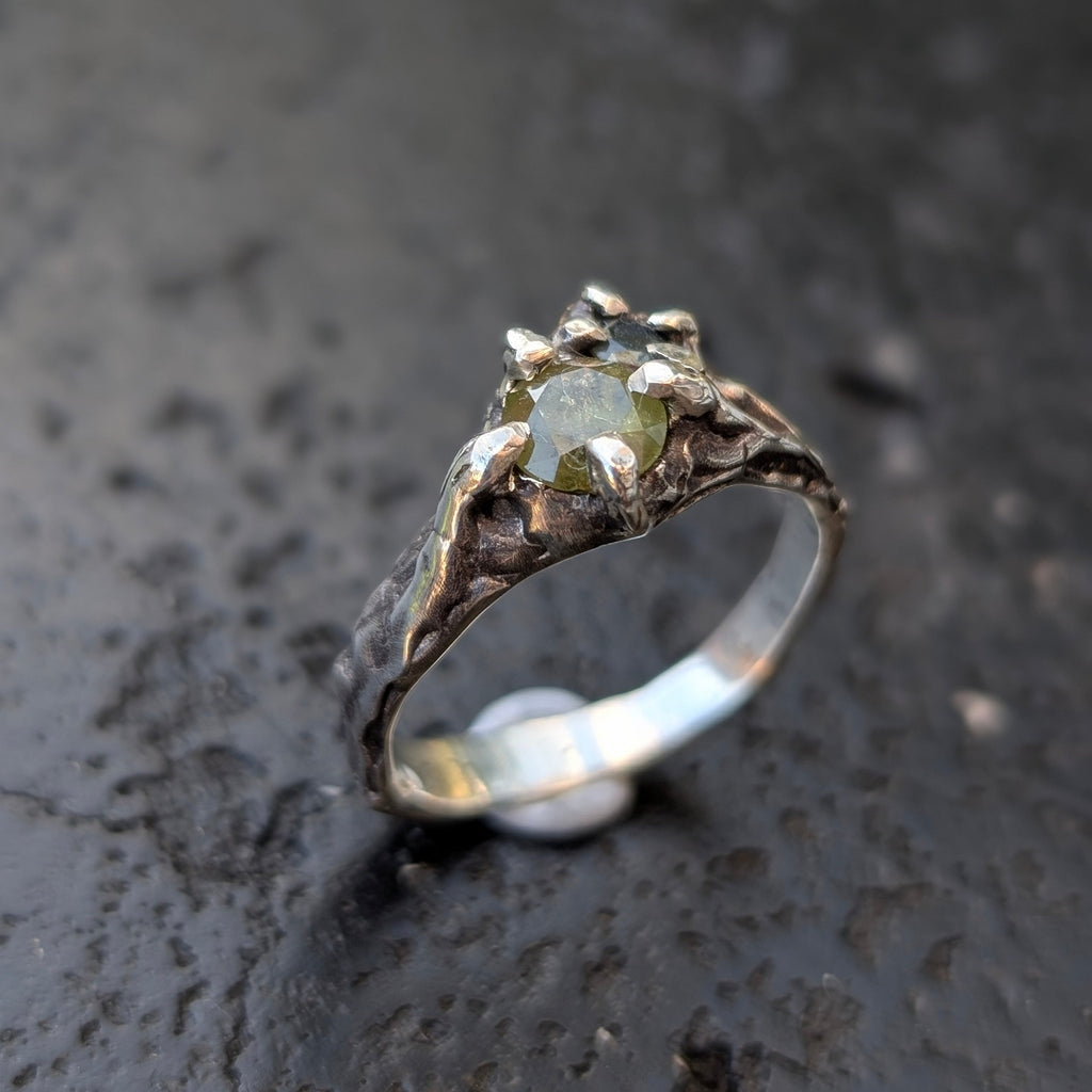 Lichen ring - ready to ship