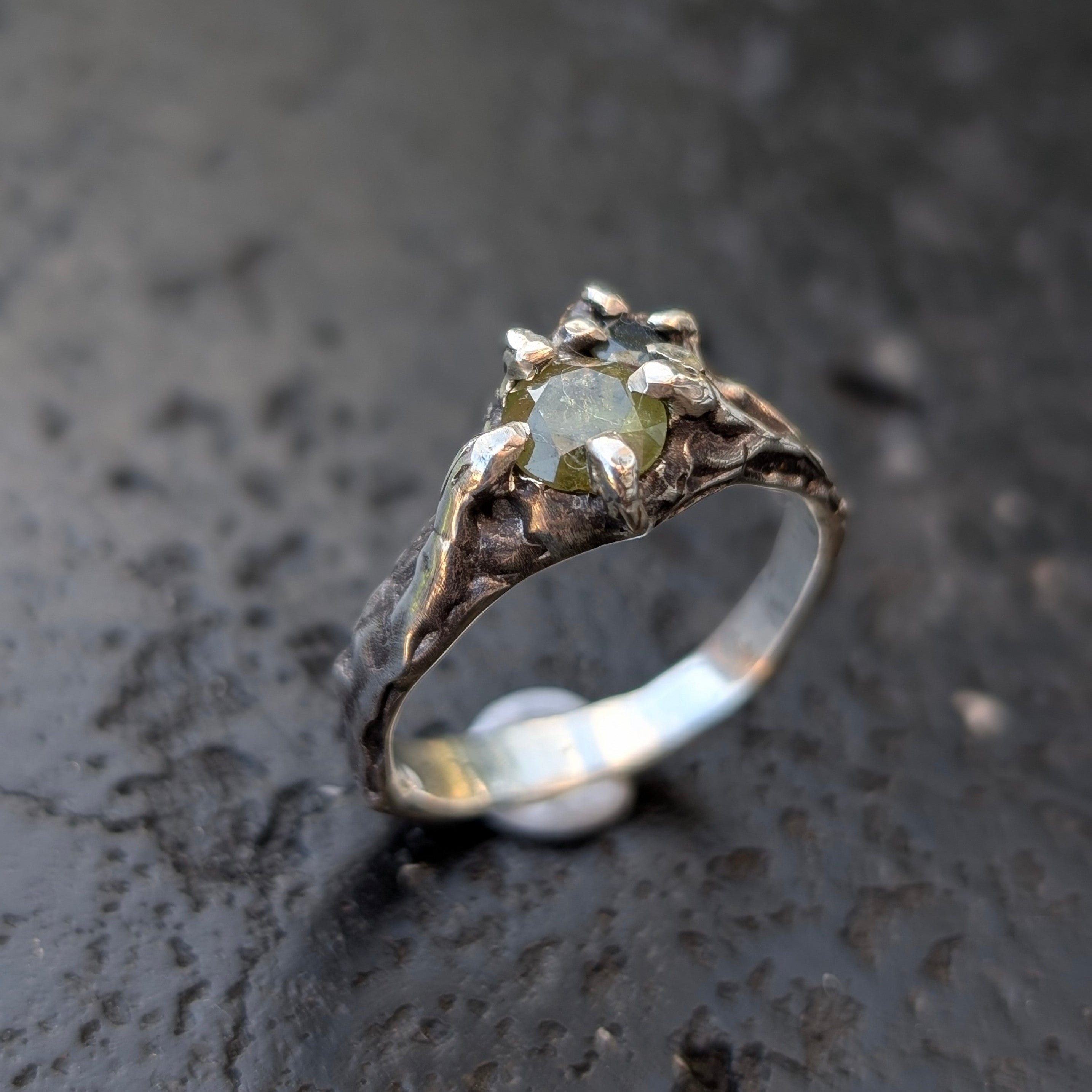 Lichen ring - ready to ship
