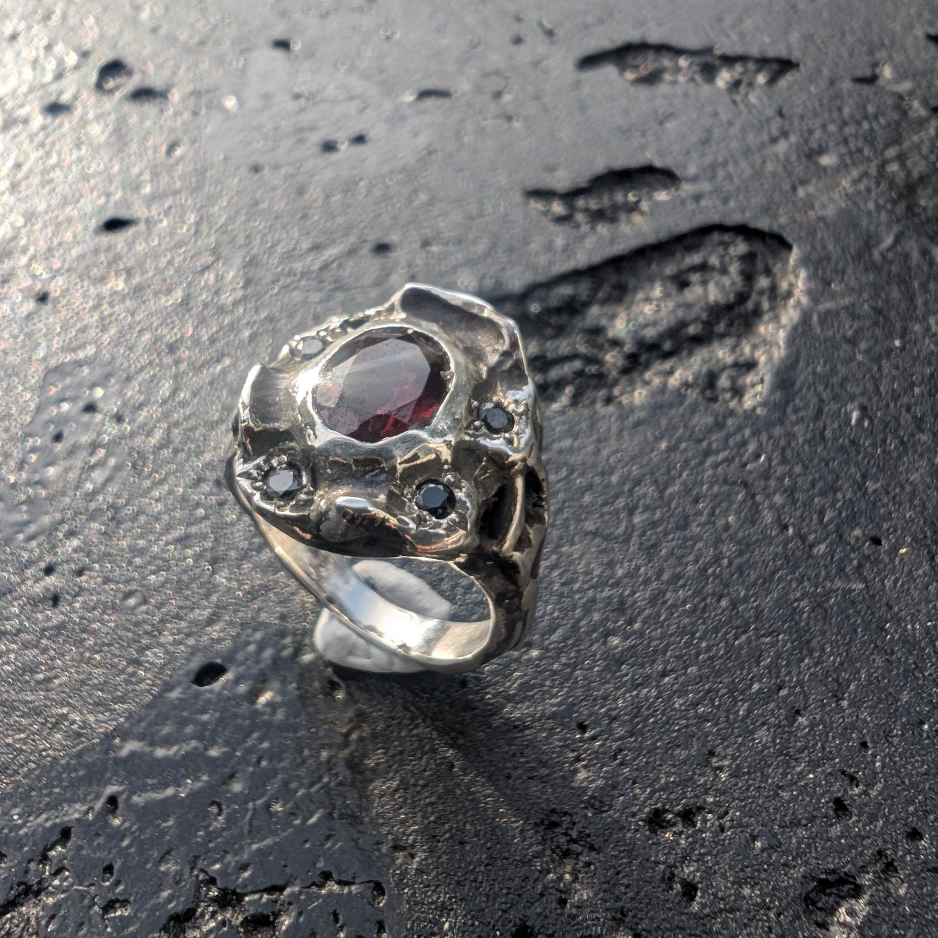 Let It Wash Over You ring  - small - ready to ship