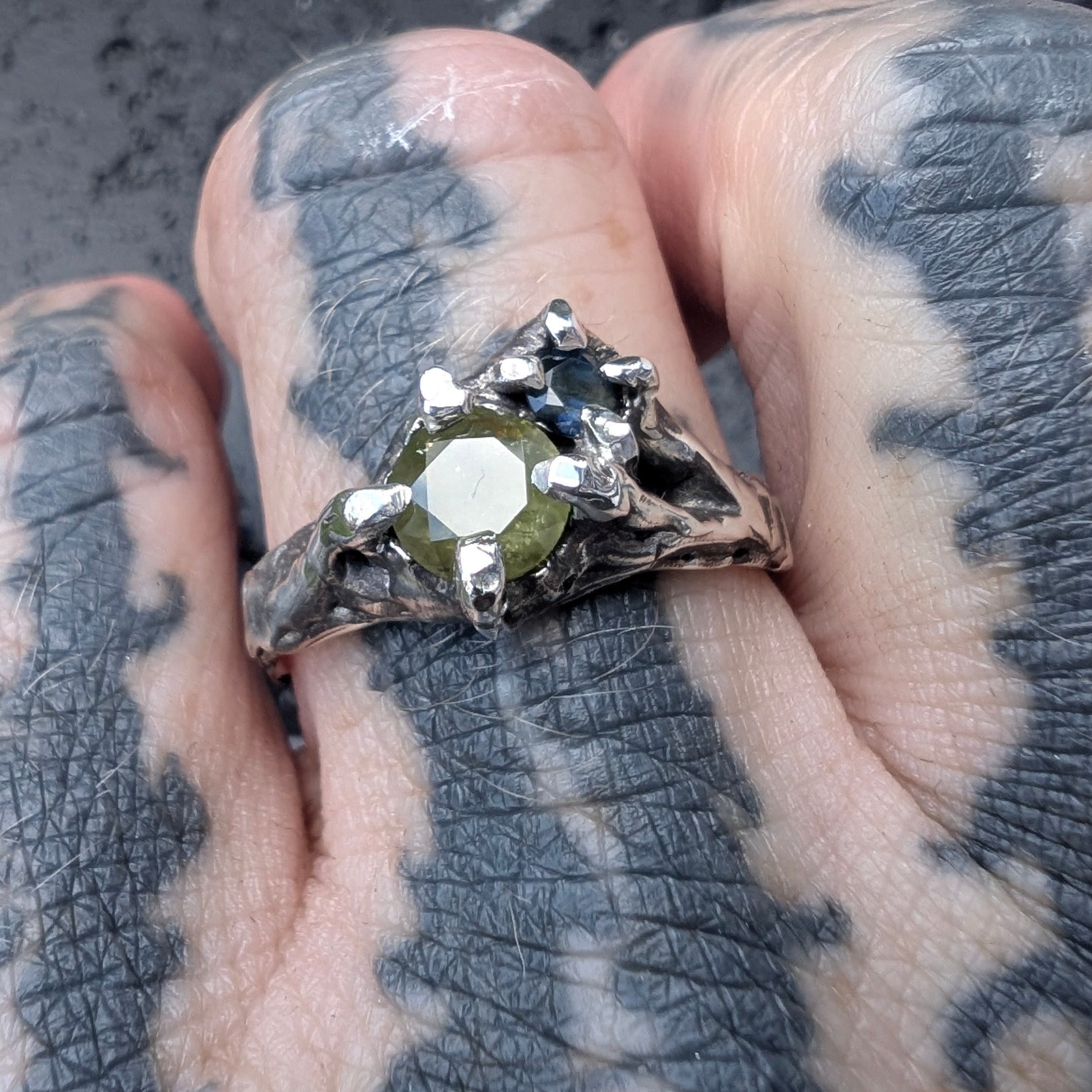 Lichen ring - ready to ship