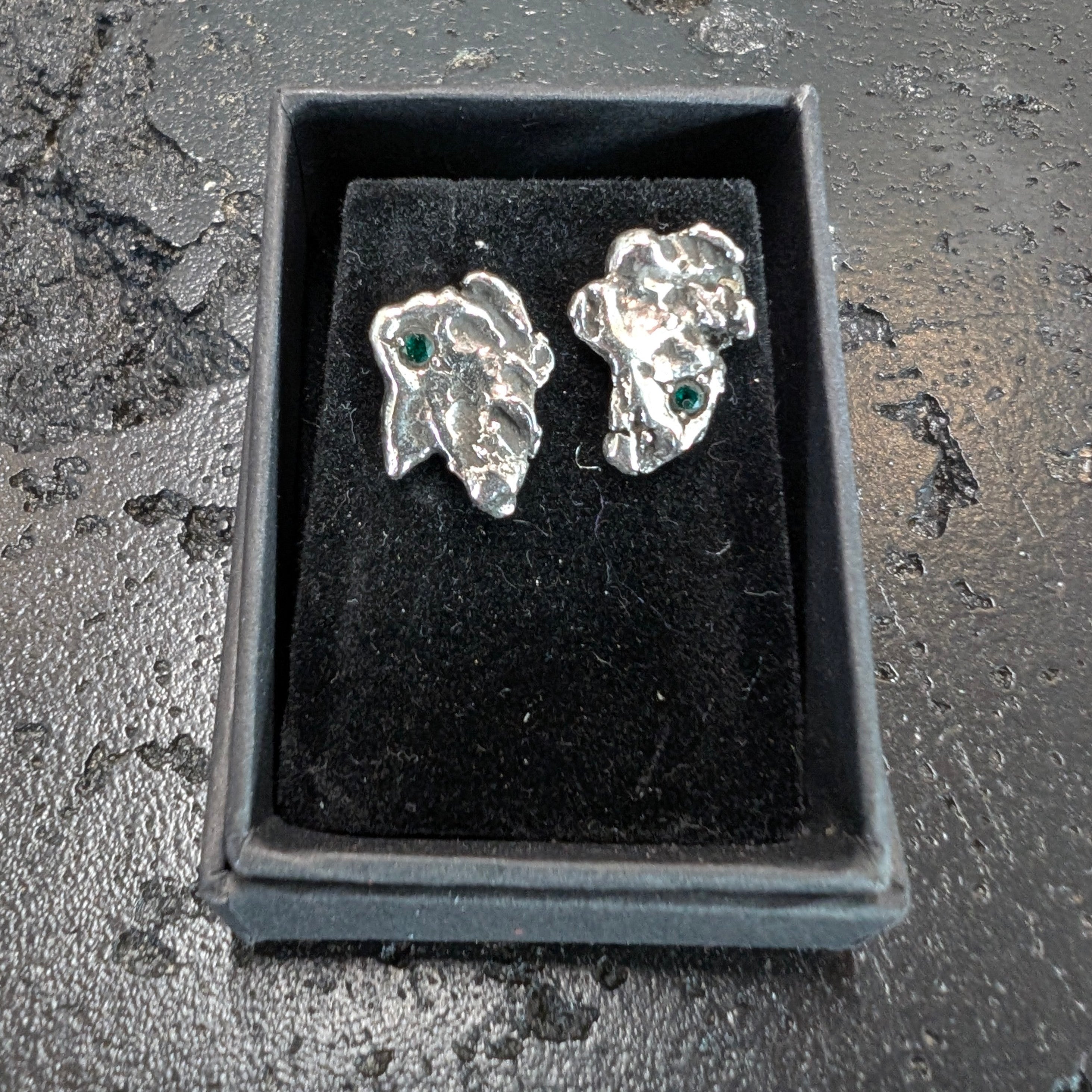 Xenolith earrings
