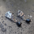 Onyx drop earrings - ready to ship