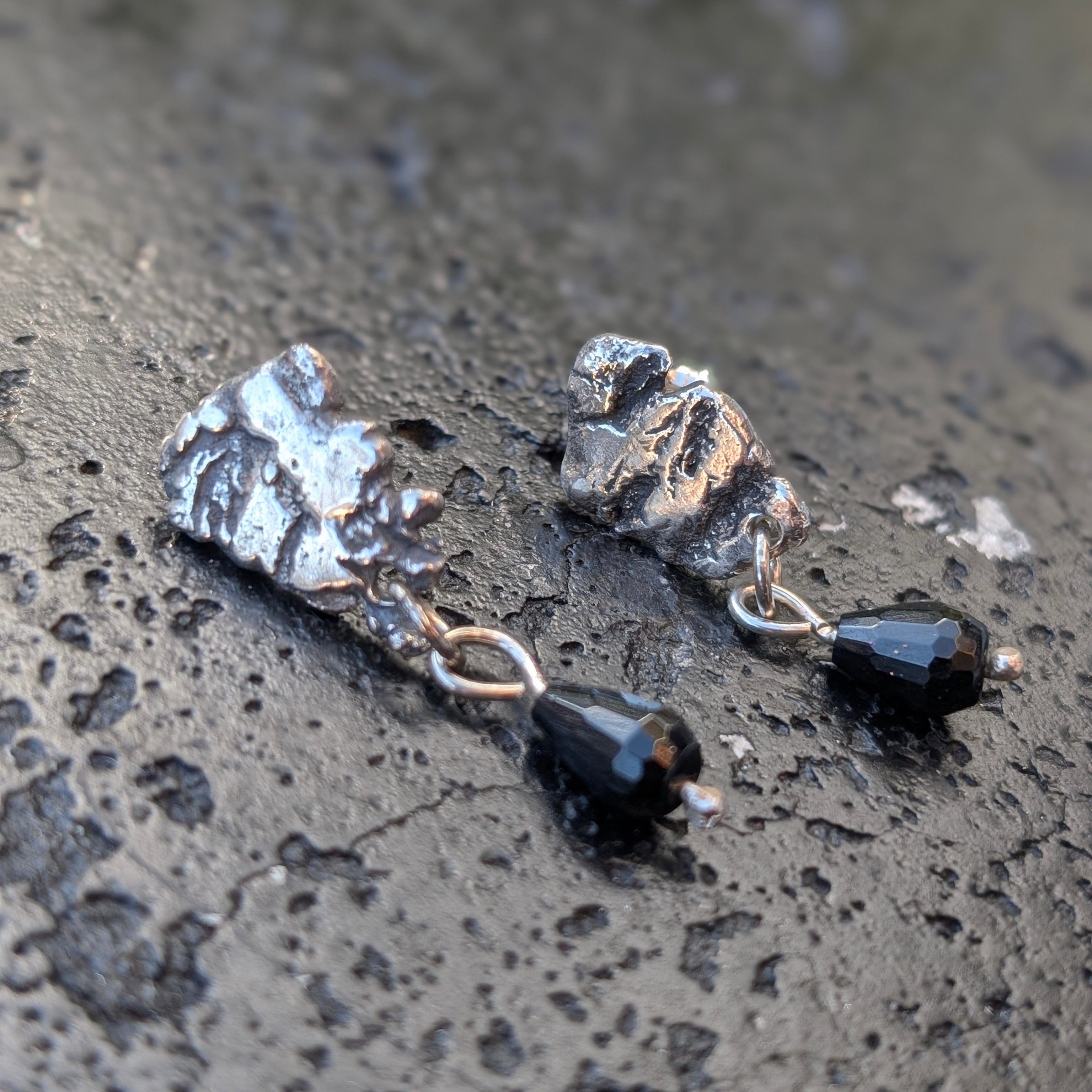 Onyx drop earrings - ready to ship