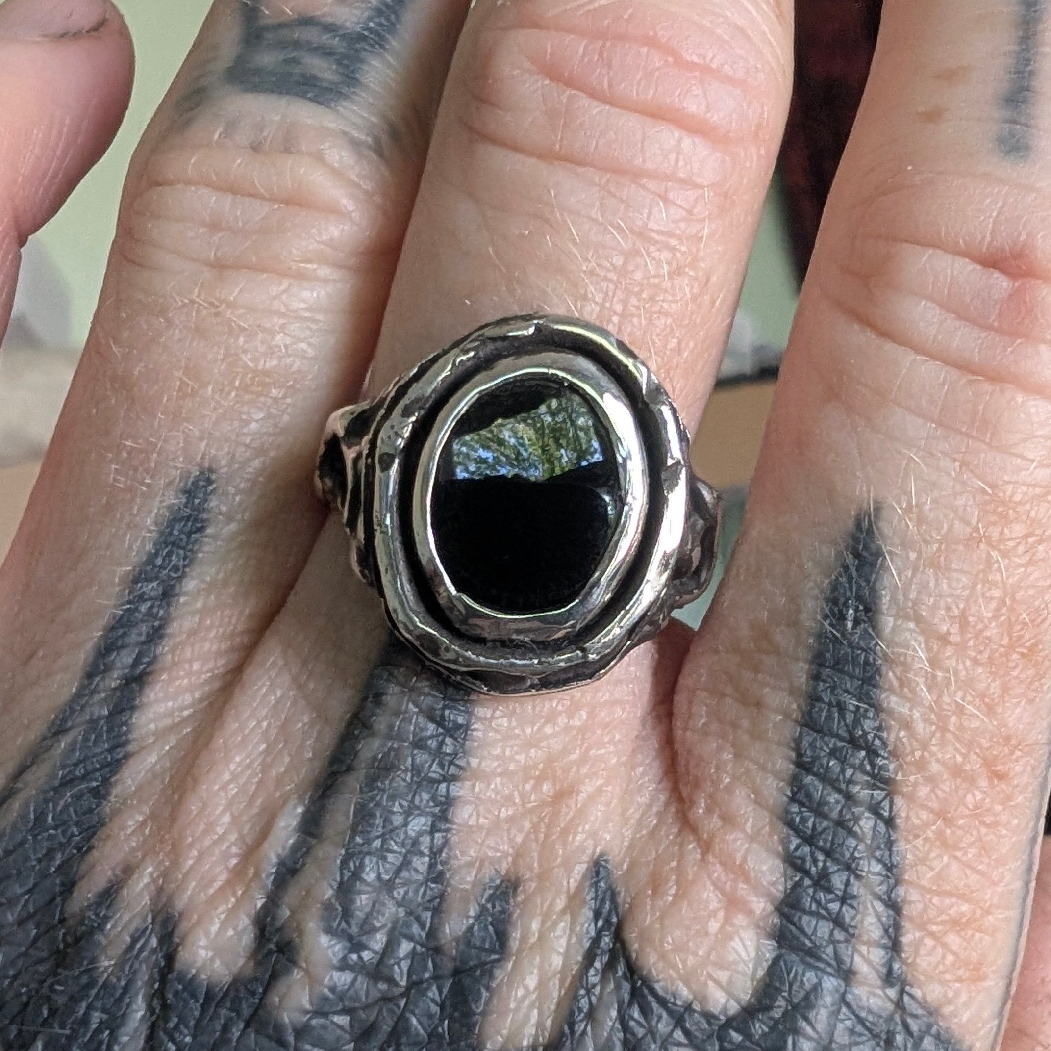 Moonless Night ring - ready to ship