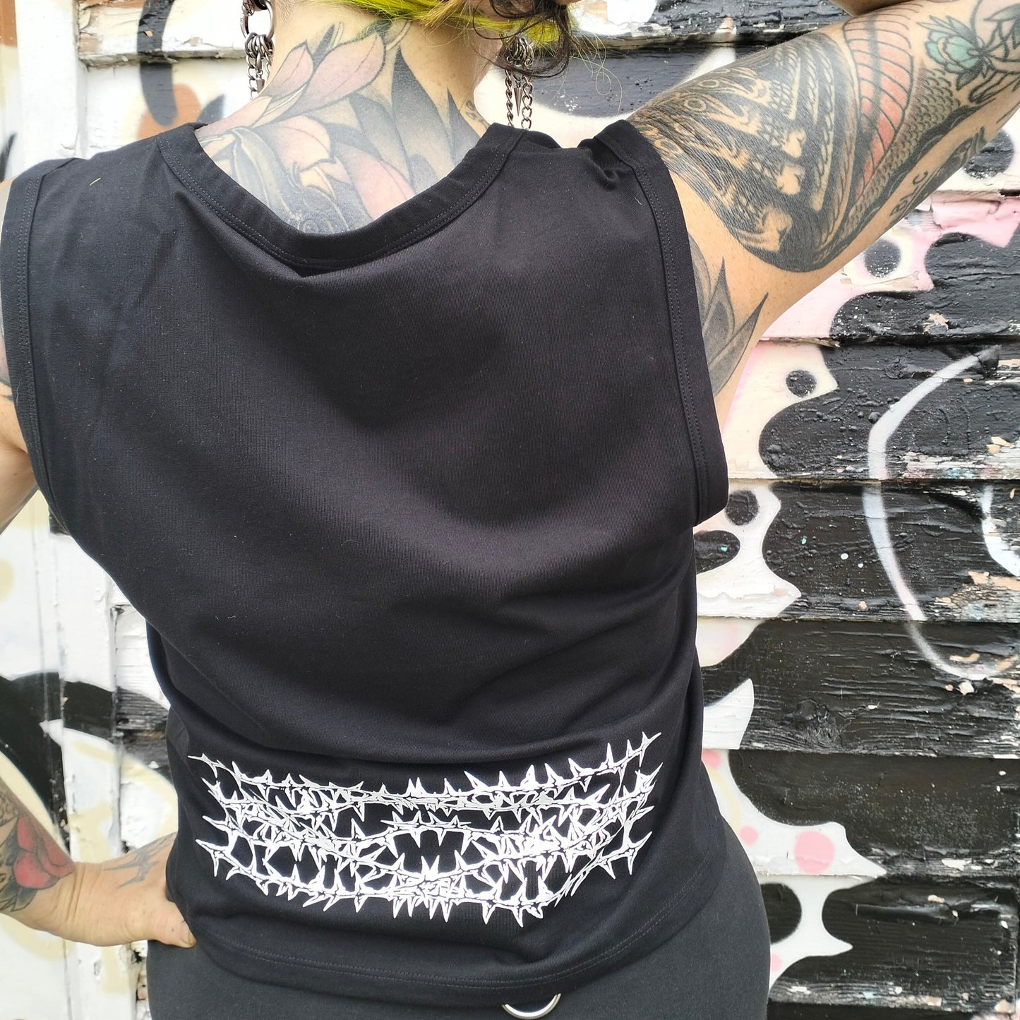 Cut Off Your Hands spiky crop tank