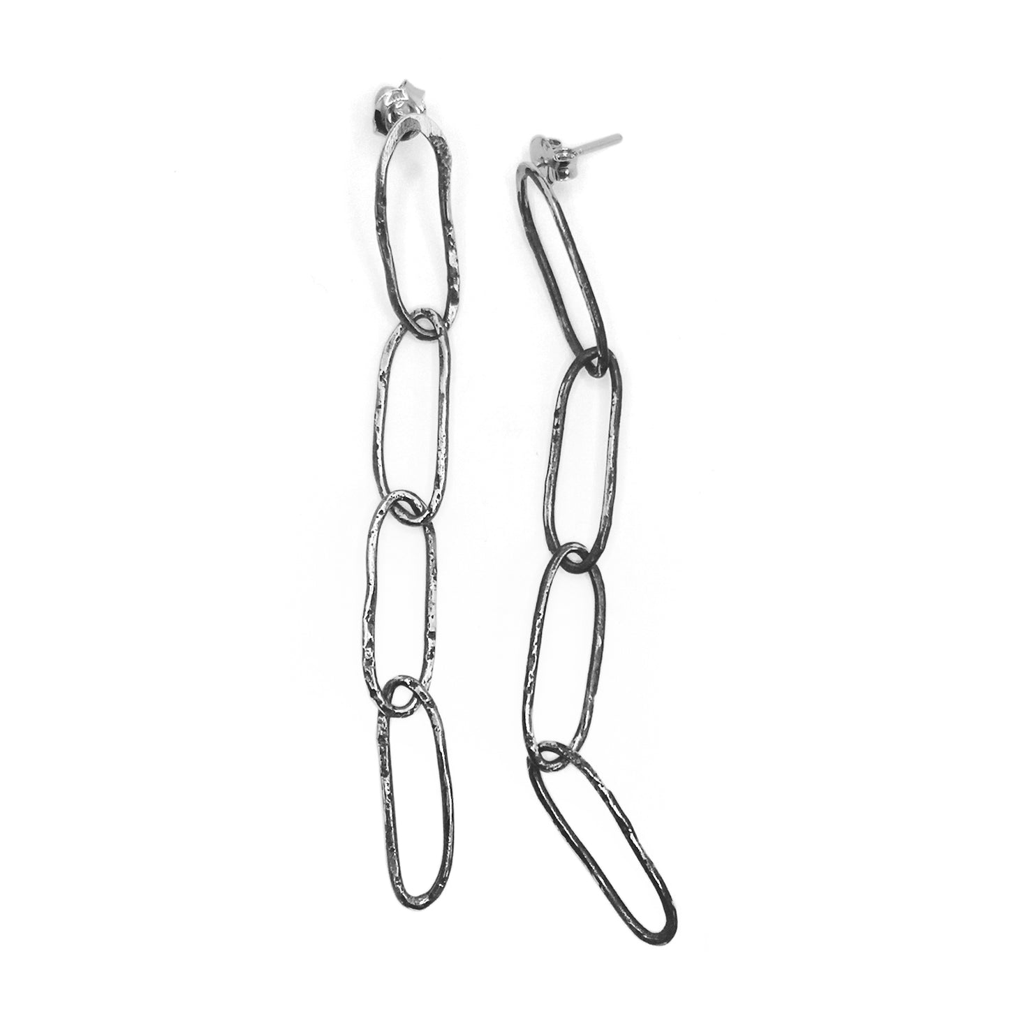 Chain link earrings